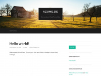 azune.de Webseite Vorschau