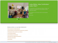 baby-kinderland.de Webseite Vorschau