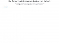 badmintonverein.de Webseite Vorschau