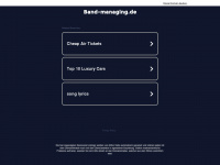 band-managing.de Webseite Vorschau