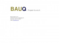 bauq.at Webseite Vorschau