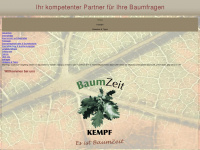baumzeit-kempf.ch Webseite Vorschau