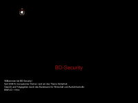 bd-security.de Webseite Vorschau