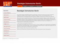 beeidigte-dolmetscher-berlin.de Webseite Vorschau