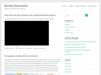 bembix-newsletter.de Webseite Vorschau