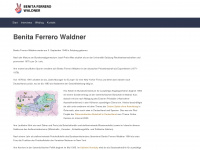 benita-ferrero-waldner.at Webseite Vorschau