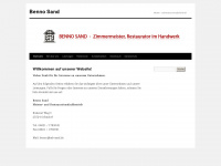 benno-sand.de Webseite Vorschau