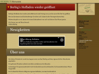 berbigs-hofladen.de Webseite Vorschau