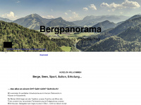 bergpanorama.at Webseite Vorschau