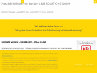 v-ius.com Webseite Vorschau