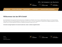 bfa.at Webseite Vorschau
