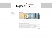 bigmed.de Webseite Vorschau