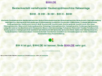 bihh.de Webseite Vorschau