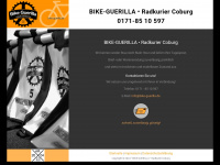 bike-guerilla.de Webseite Vorschau