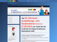 bernauer-ausbildungs-und-studienboerse.de Webseite Vorschau