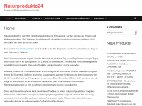 naturprodukte24.de Webseite Vorschau