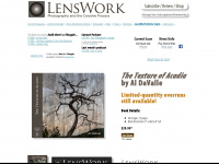 lenswork.com Webseite Vorschau
