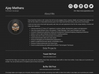 ajaymatharu.com Webseite Vorschau