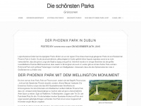 schoenste-parks.de Webseite Vorschau