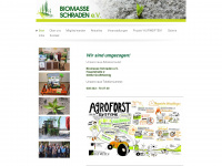 biomasse-schraden.de Webseite Vorschau