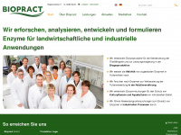 biopract.de Webseite Vorschau
