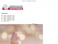 birkhahn-apotheke.de Webseite Vorschau