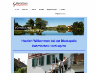 blaskapelle.ch Webseite Vorschau