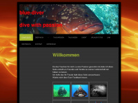 blue-diver.de Webseite Vorschau