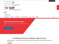 bluhmsysteme.ch Webseite Vorschau