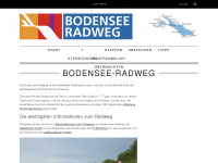 bodensee-radweg.de Webseite Vorschau