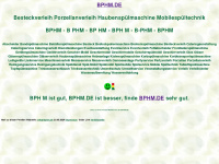 bphm.de Webseite Vorschau