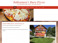 burepizza.ch Webseite Vorschau