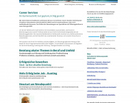 careerservices.ch Webseite Vorschau