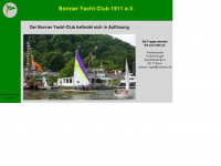 bonner-yacht-club.de Webseite Vorschau