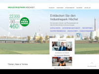 industriepark-hoechst.com Webseite Vorschau