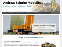 schulze-modellbau.de Webseite Vorschau