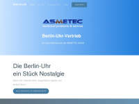 berlin-uhr.com Webseite Vorschau