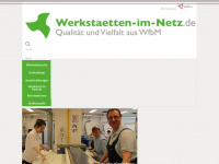 werkstaetten-im-netz.de Webseite Vorschau