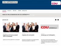 cdu-groenwohld.de Webseite Vorschau
