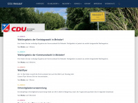 cdu-melsdorf.de Webseite Vorschau