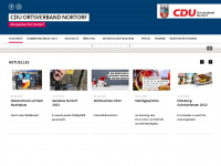 cdu-nortorf.de Webseite Vorschau