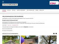 cdu-schwedeneck.de Webseite Vorschau