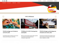 cdu-weisenau.de Webseite Vorschau