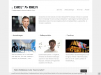 christianrhein.de Webseite Vorschau