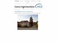 conca.ch Webseite Vorschau