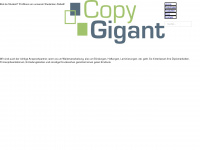 copy-gigant.de Webseite Vorschau