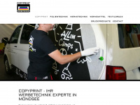 copy-print.at Webseite Vorschau