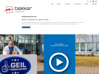 bekker-logistik.com Webseite Vorschau