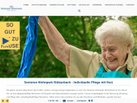senioren-wohnpark-stuetzerbach.de Webseite Vorschau