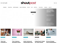 shoutpost.com Webseite Vorschau